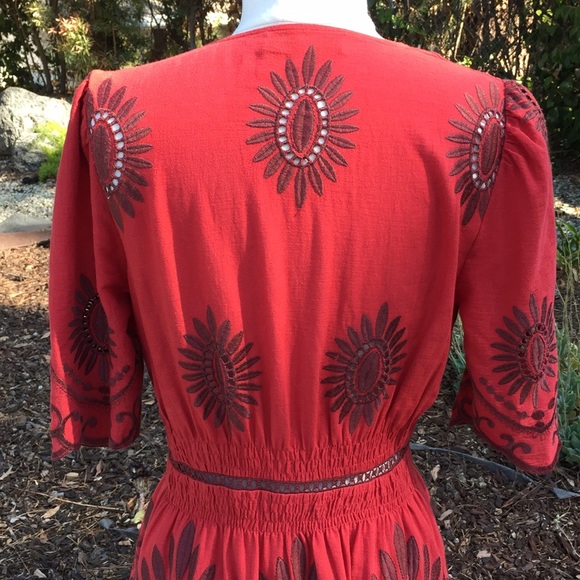 Sea New York Embroidered Dress Size 0 - Picture 4 of 8